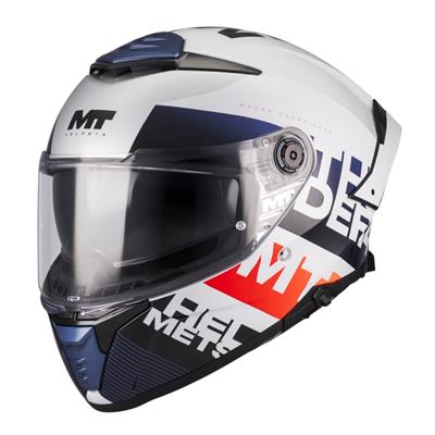MT Thunder 4 SV FF118SV Wawes A17 Parlak Full Face Motosiklet Kaskı
