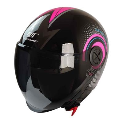 MTS 101 Yazlık Motosiklet Kaskı Pink Woman
