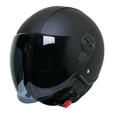 MTS 101 Yazlık Motosiklet Kaskı Siyah Deri