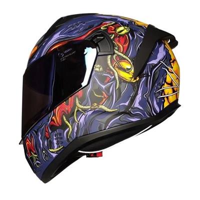 MTS 801 Zombie Orange Full Face Motosiklet Kaskı