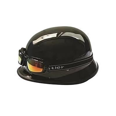 MTS Chopper Parlak Siyah Kask
