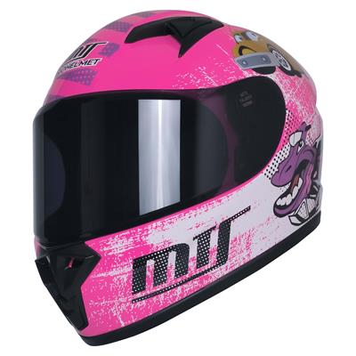 MTS M-201 Full Face Motosiklet Çocuk Kaskı M1 Pink