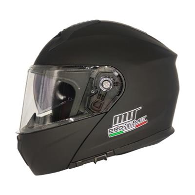 MTS M-966 Çene Açılır Vizörlü Kask Mat Siyah