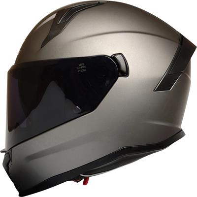 MTS M910 Mat Grey Full Face Motosiklet Kaskı