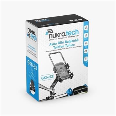 Nukrotech GKN53 Telefon Tutucu Ayna Bağlantılı