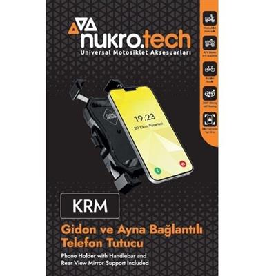 Nukrotech KRM Telefon Tutucu Gidon Bağlantılı