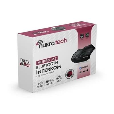 Nukrotech Nukro M2 Bluetooth İnterkom Seti Mavi