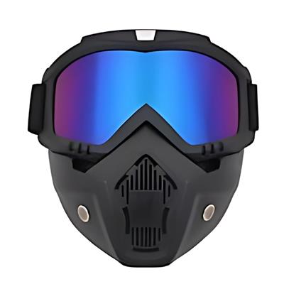 Prosev Motosiklet Kask Maskesi ve Gözlüğü MKM İridyum