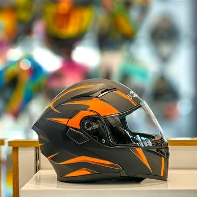 RHKC 902 Çene Açılır Vizörlü Kask Siyah/Kırmızı