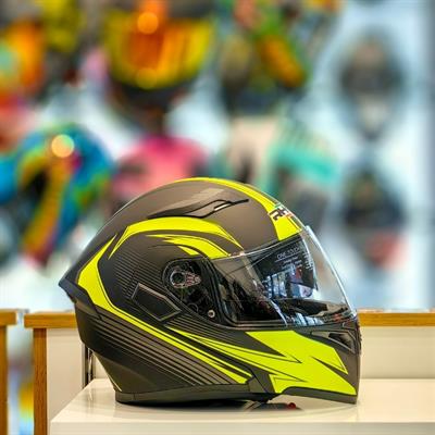 RHKC 902 Çene Açılır Vizörlü Kask Siyah/Sarı