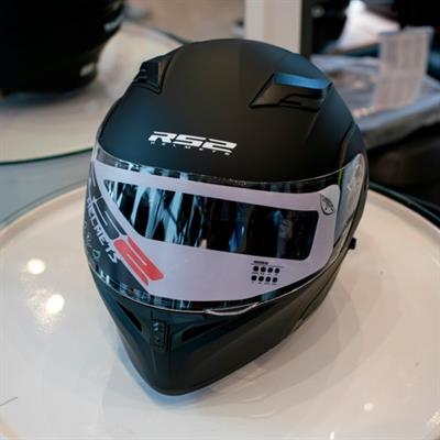 RS2 902-1 Çene Açılır Motosiklet Kaskı Mat Siyah