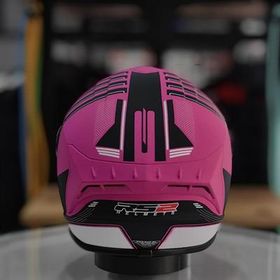 RS2 DP815 Full Face Motosiklet Kaskı S1 Pembe/Siyah