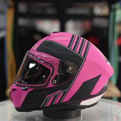 RS2 DP815 Full Face Motosiklet Kaskı S1 Pembe/Siyah