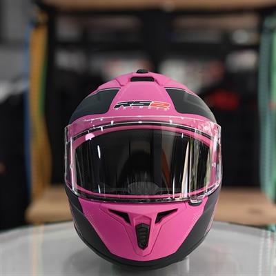 RS2 DP815 Full Face Motosiklet Kaskı S1 Pembe/Siyah