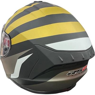 RS2 DP815 Full Face Motosiklet Kaskı S4 Mat Siyah-Gold