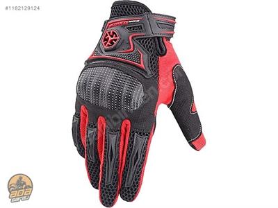 Scoyco MC23 Yazlık Korumalı Motosiklet Eldiveni Siyah/Kırmızı