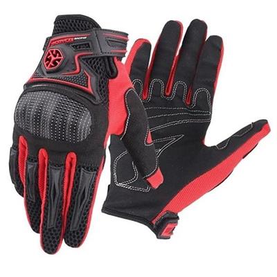 Scoyco MC23 Yazlık Korumalı Motosiklet Eldiveni Siyah/Kırmızı