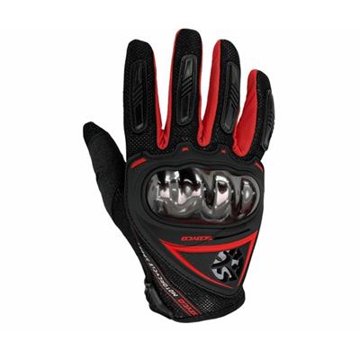 Scoyco MC44 Yazlık Korumalı Motosiklet Eldiveni Siyah/Kırmızı