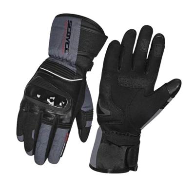 Scoyco MC82 Kışlık Korumalı Motosiklet Eldiveni Siyah Gri
