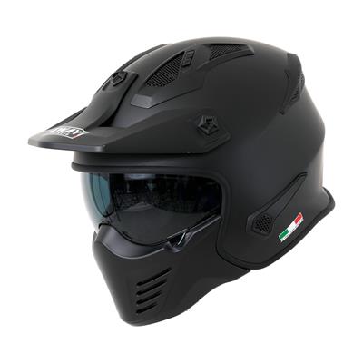 Sway 726x Tokyo Mat Siyah Modüler Motosiklet Kaskı