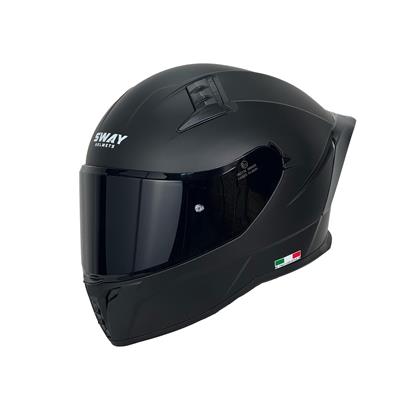 Sway 869 Full Face Motosiklet Kaskı Mat Siyah