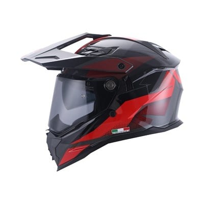 SWAY X65 AERO Red Adventure Full Face Motosiklet Kaskı