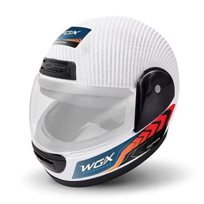 WGX Karbon Kask Beyaz Full Face - M