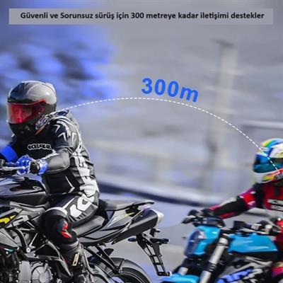 Y20 Max İnterkom Seti (Su Geçirmez Bluetooth Kulaklık 2 Kişi Bağlanma Özellikli)
