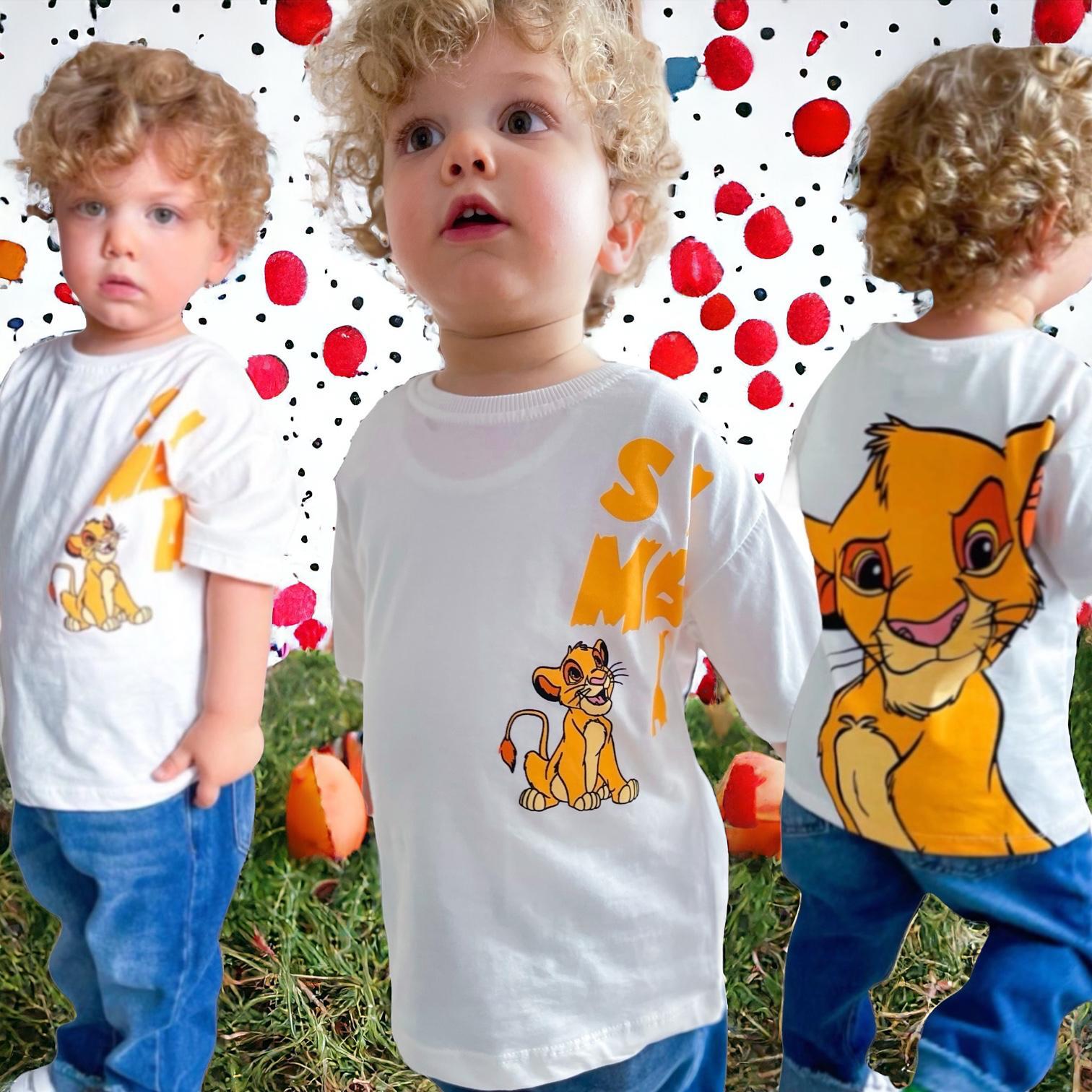Simba Baskılı Çocuk  T-shirt
