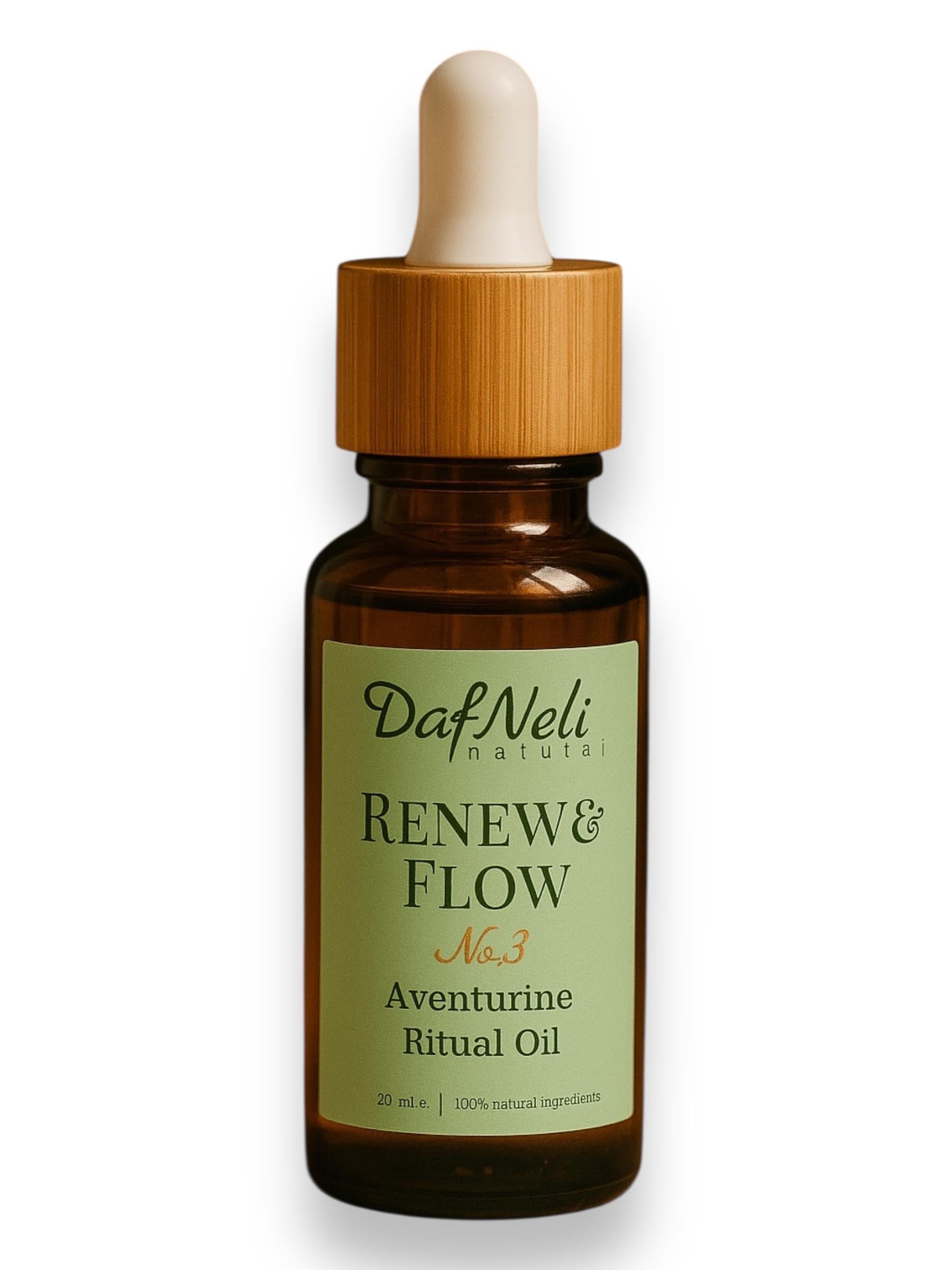 RENEW&FLOW YÜZ MASAJ YAĞI
