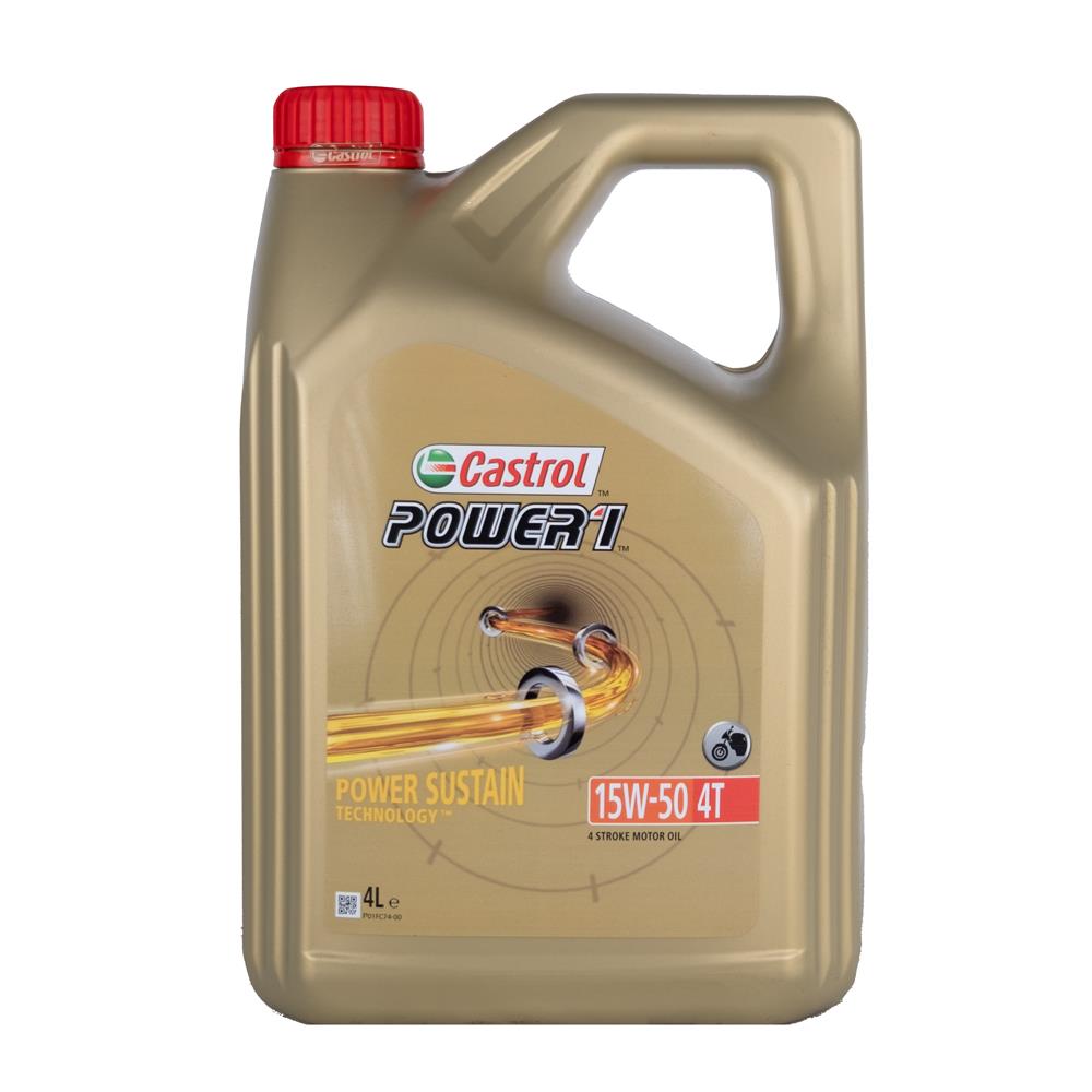 Castrol Power1 4T 15w/50 4Lt (Dizel & Benzinli)