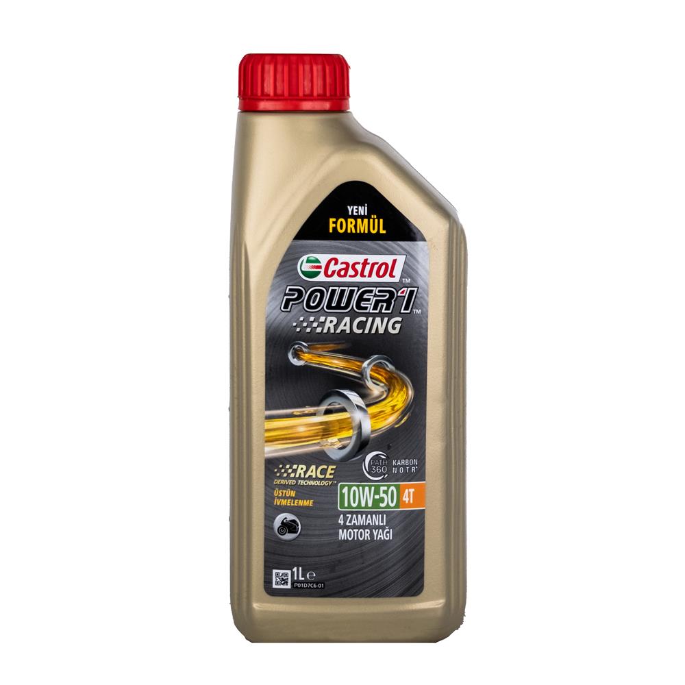 Castrol Power1 Racing 4T 10w/50 1Lt (Dizel & Benzinli)