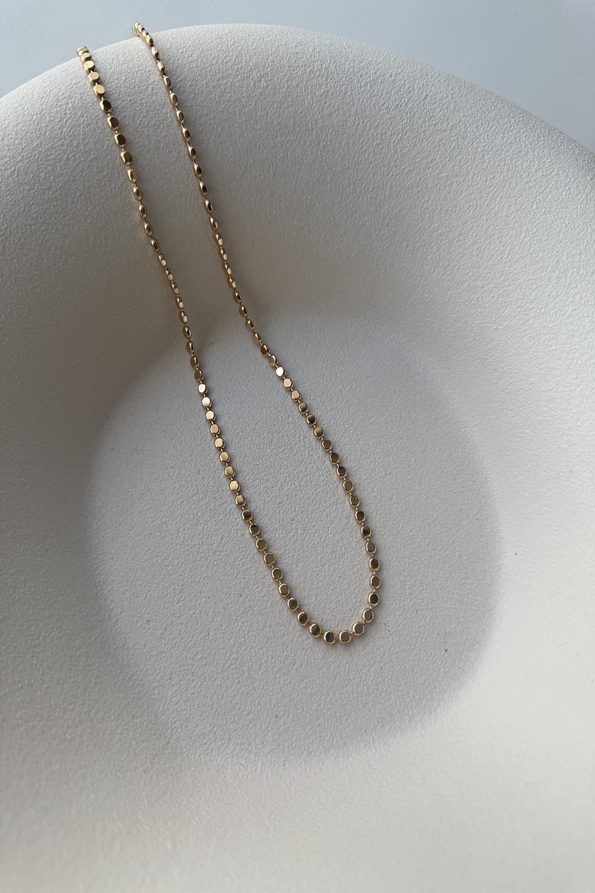 18K XUPİNG EZME ZİNCİR (50 CM)