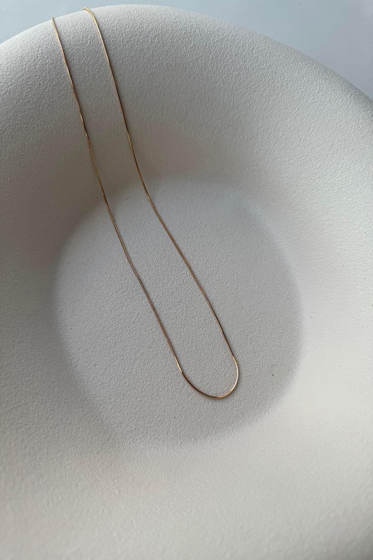 18K XUPİNG YILAN ZİNCİR (45 CM)