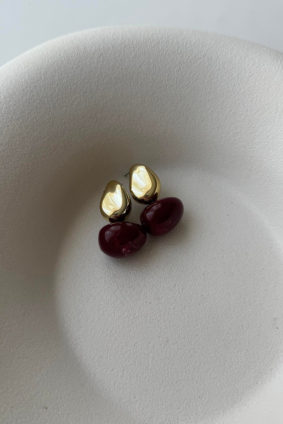 BORDO BONİBON KÜPE