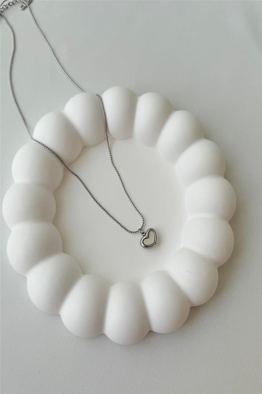 Çelik Silver Kolye
