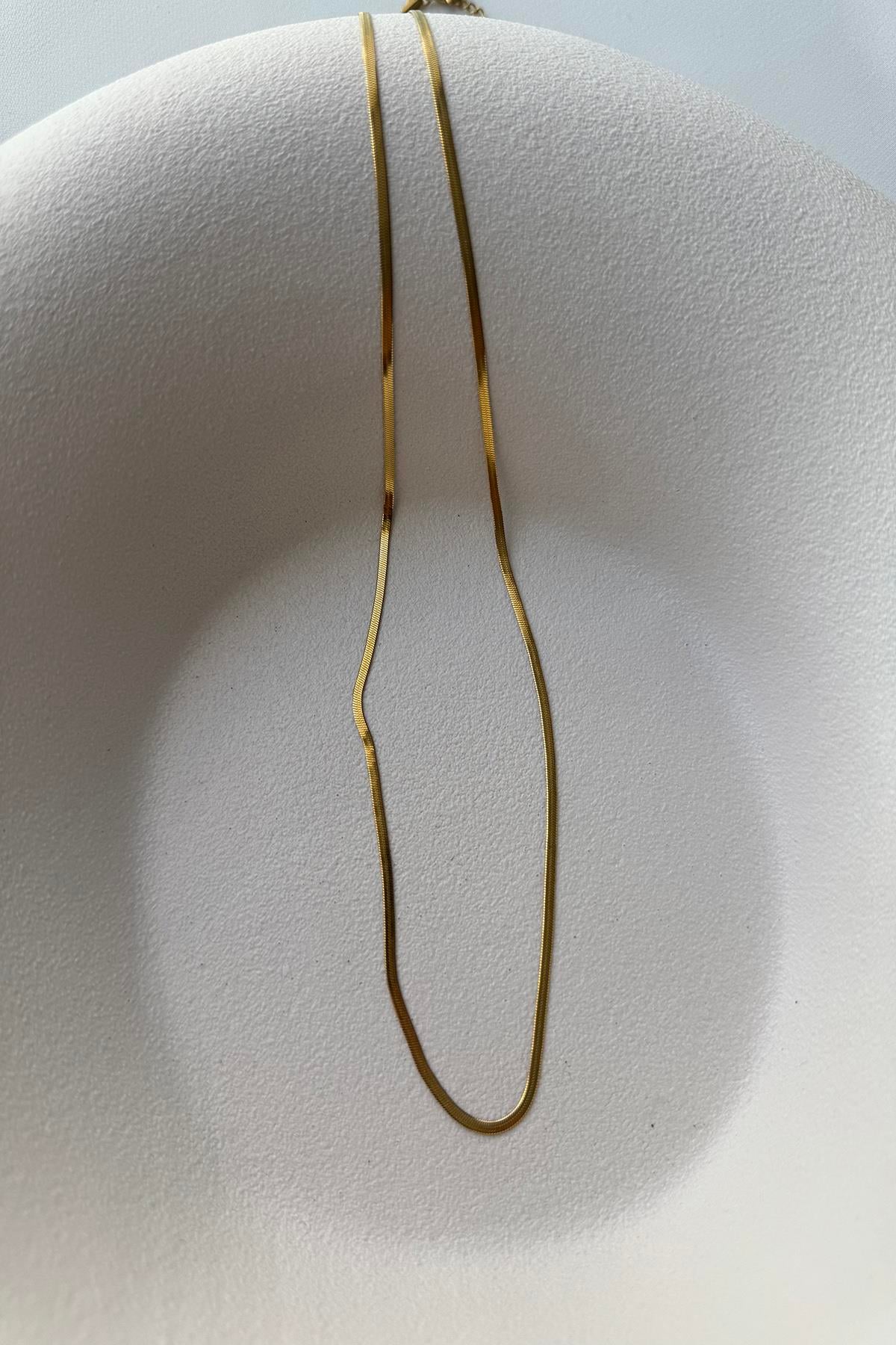 GOLD İNCE UZUN İTALYAN ZİNCİR