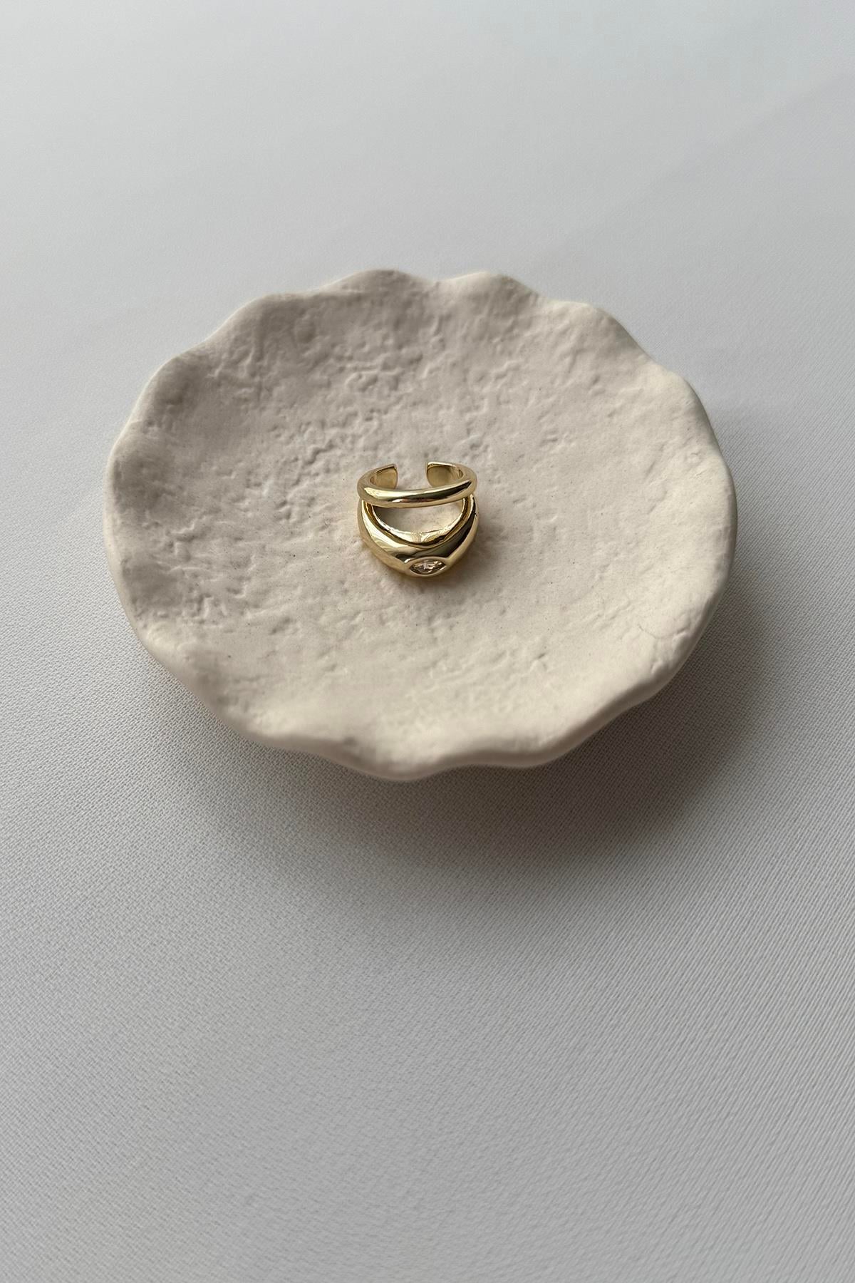 İKİLİ GÖRÜNÜM GOLD KIKIRDAK KÜPE