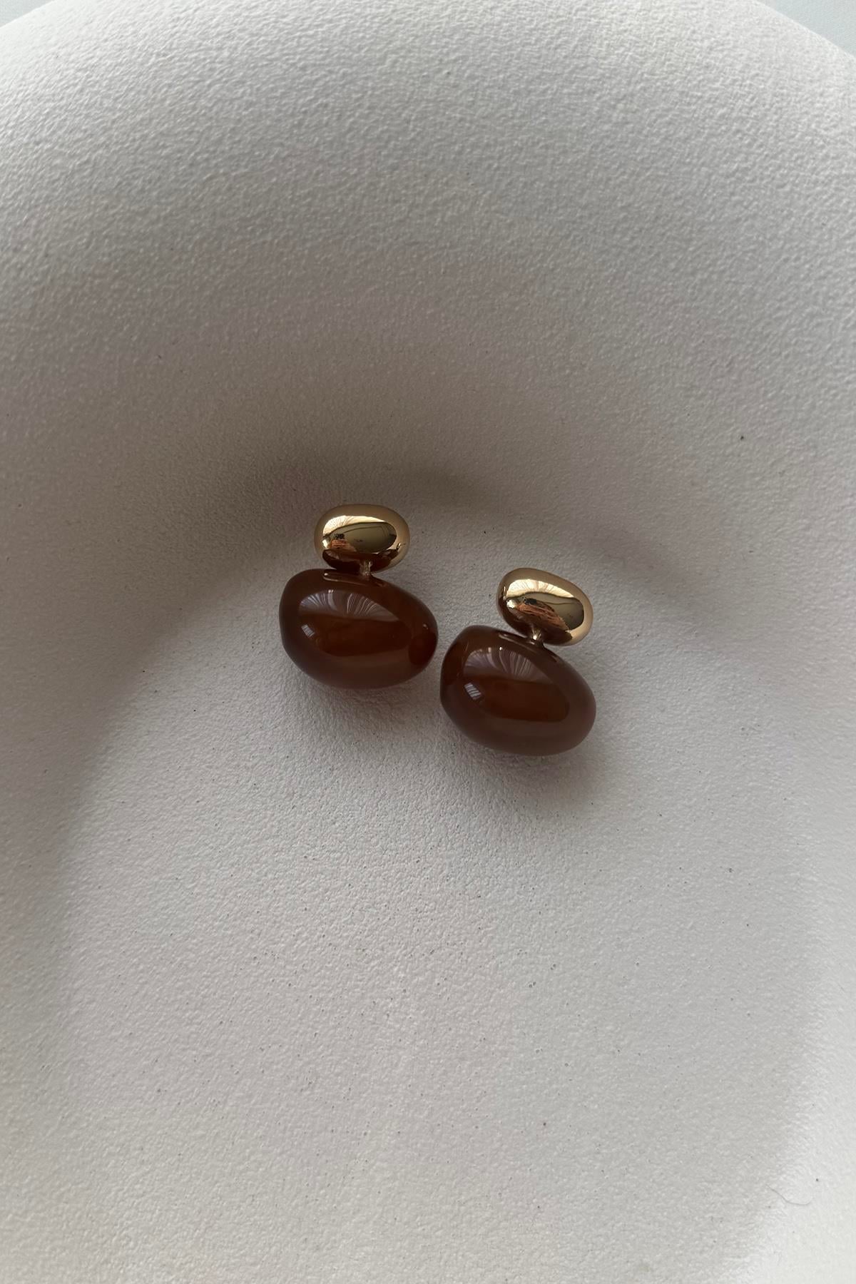 KAHVE BONİBON KÜPE