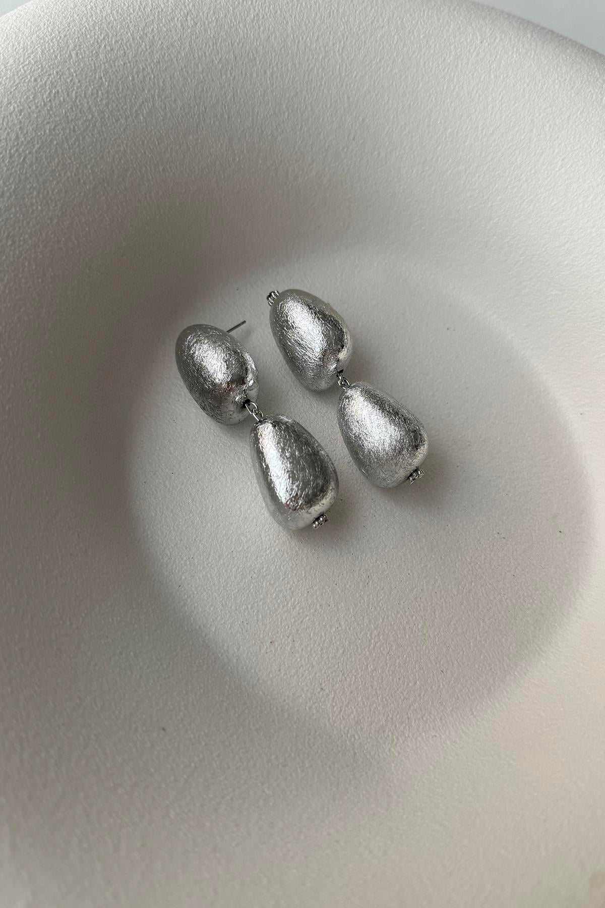 LAZERLİ SİLVER KÜPE