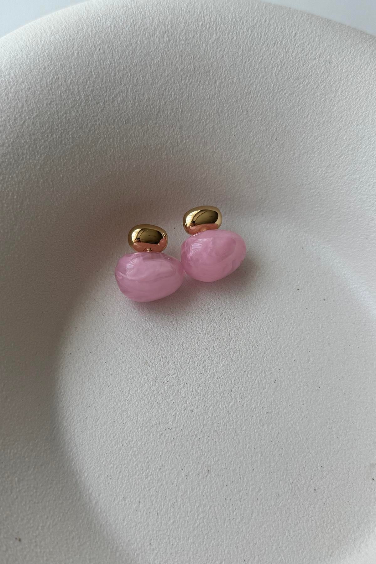 PEMBE BONİBON KÜPE
