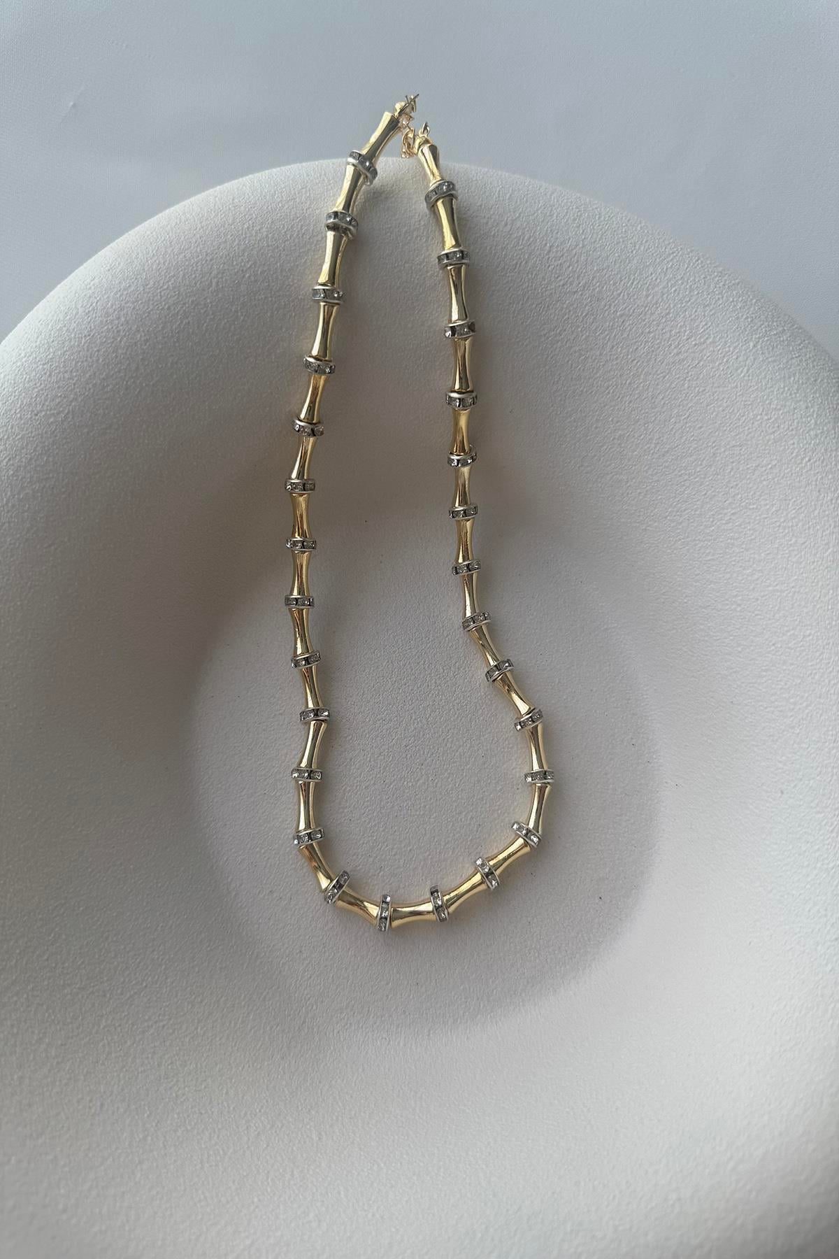 RONDELALI BORU GOLD DETAY KOLYE