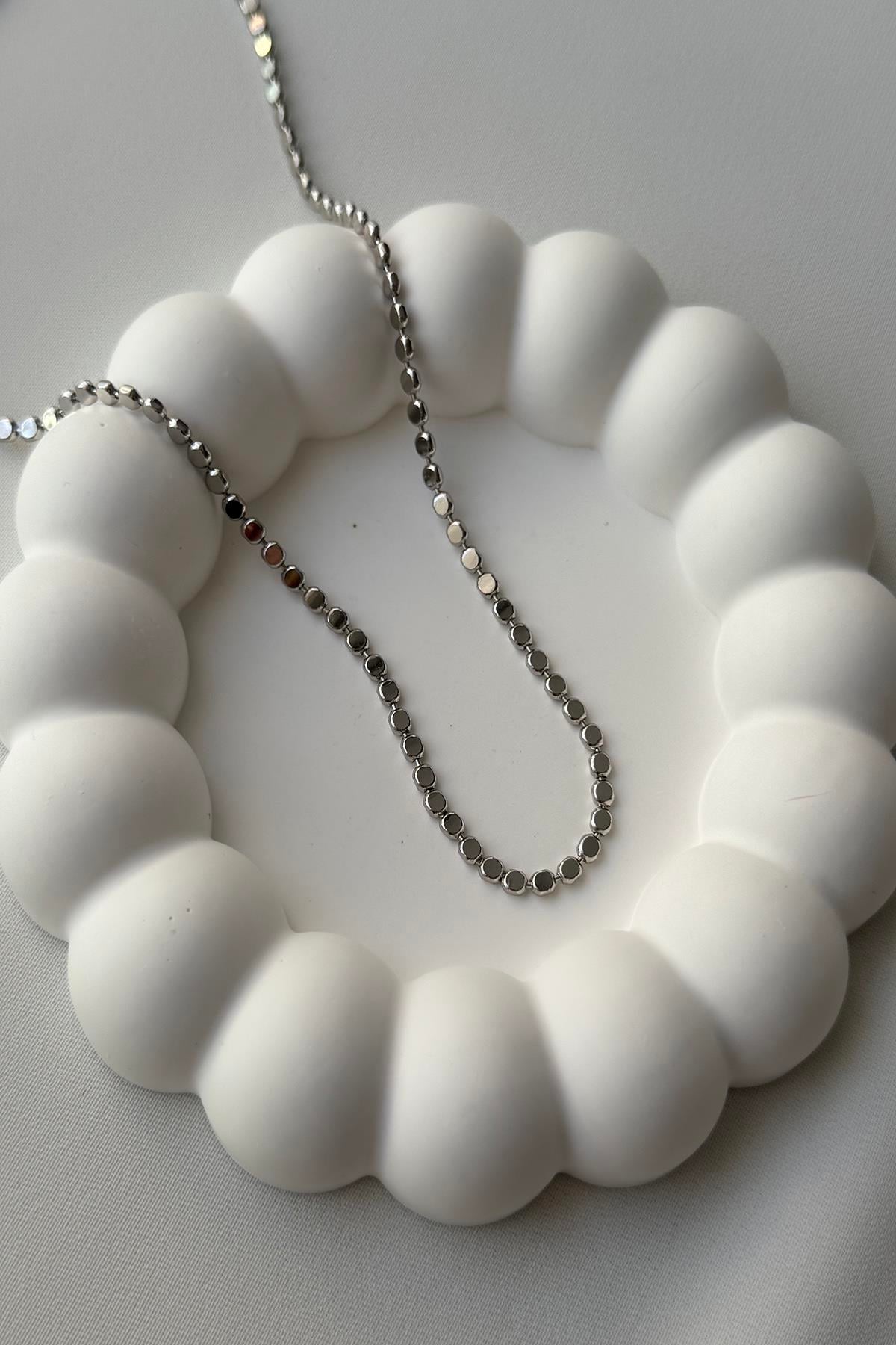 XUPİNG SİLVER EZME ZİNCİR (45 CM)