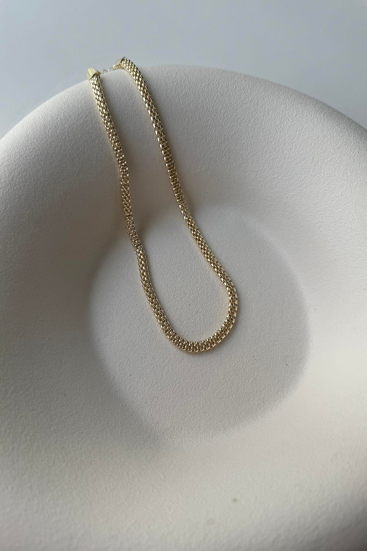 ZİNCİR GOLD KOLYE