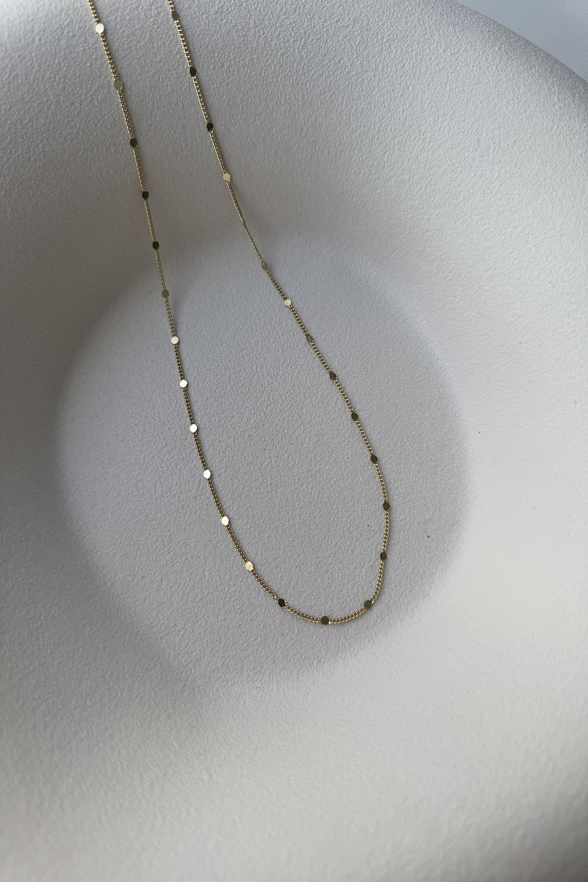 14K XUPİNG KUYUM MODEL ZİNCİR (55 CM)