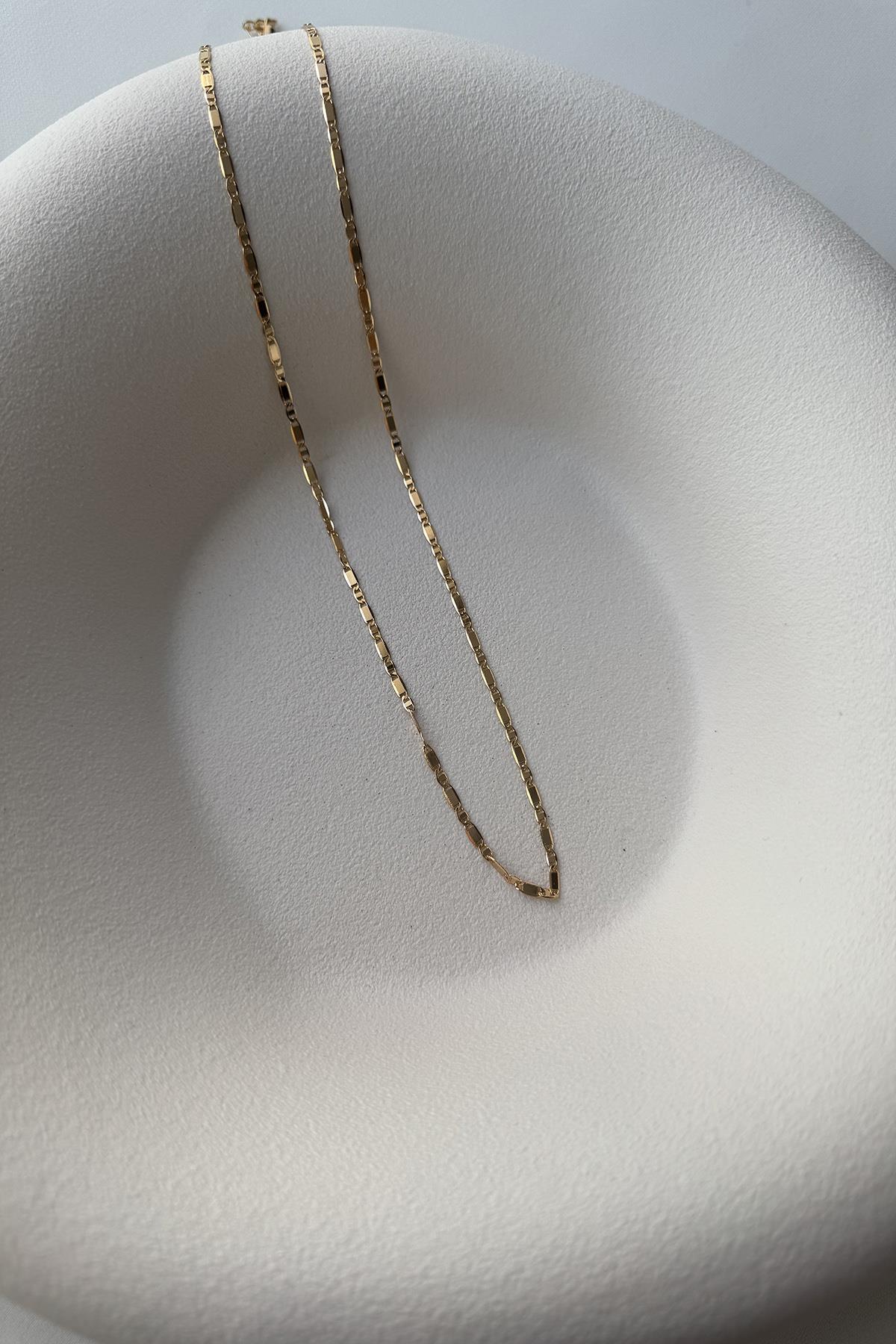 18K XUPİNG KUYUM MODEL ZİNCİR (60 CM)