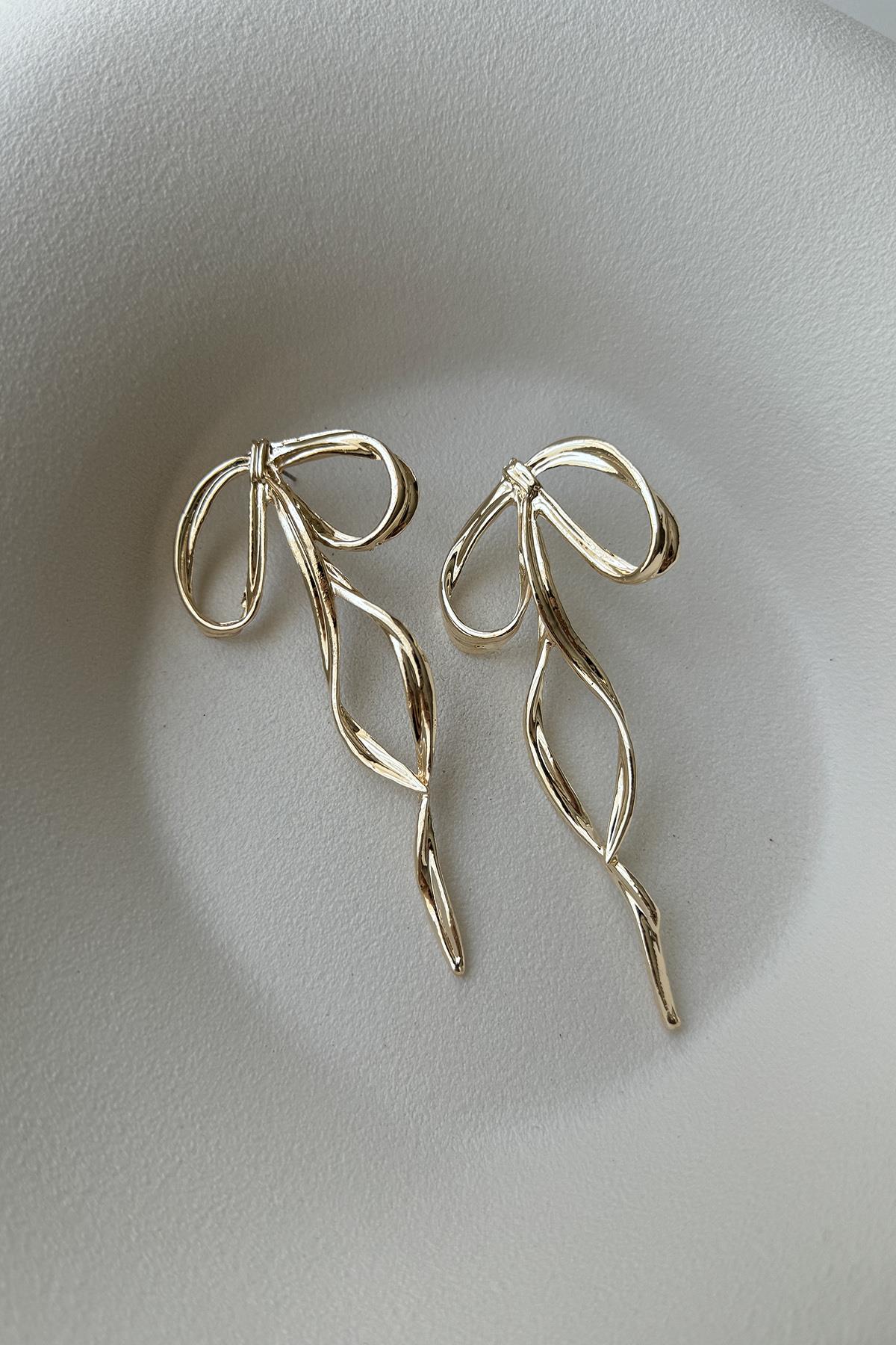 BÜYÜK FİYONK GOLD KÜPE