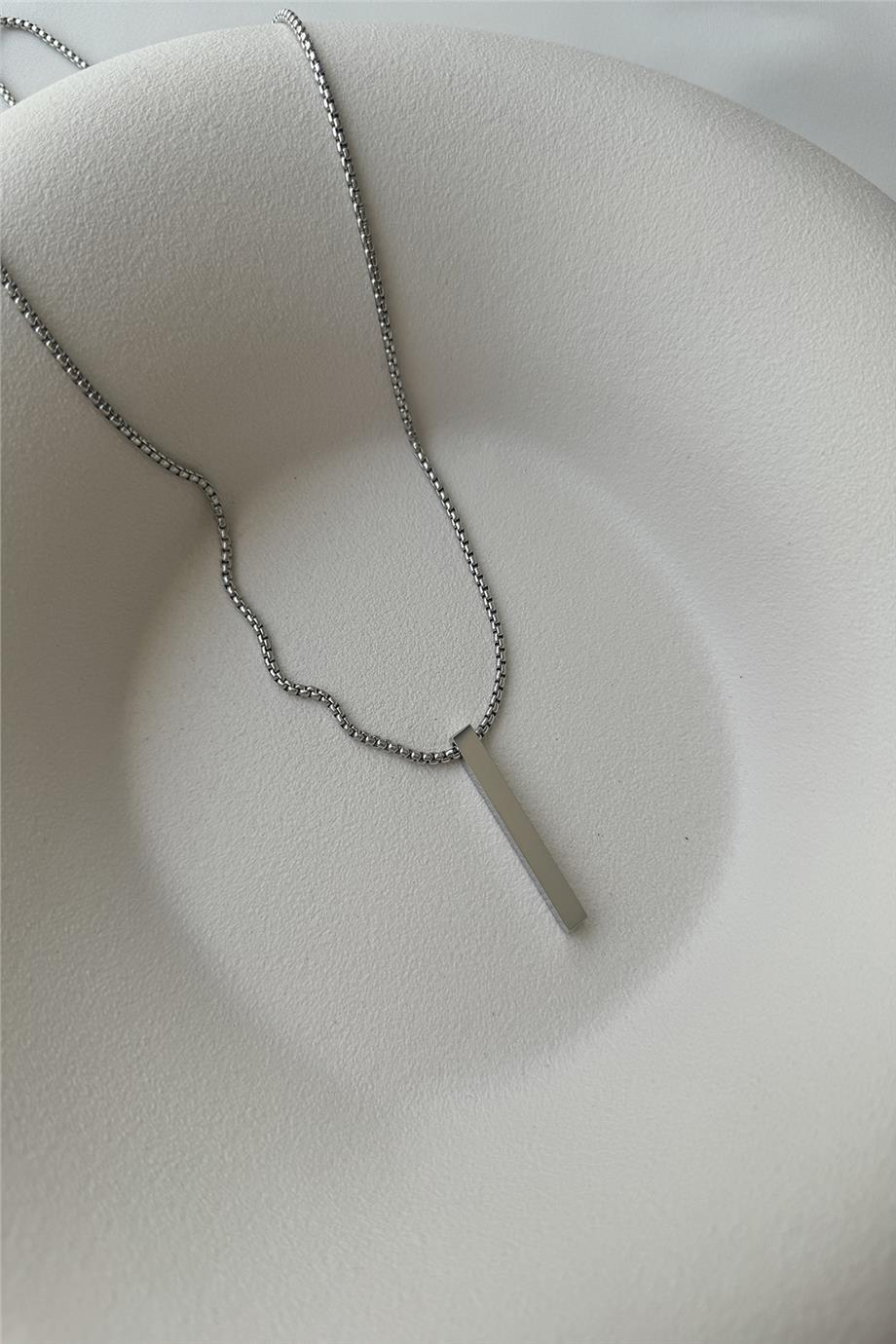 Çelik Silver Kolye