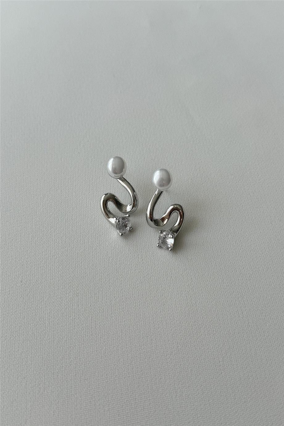 Çelik Silver Küpe
