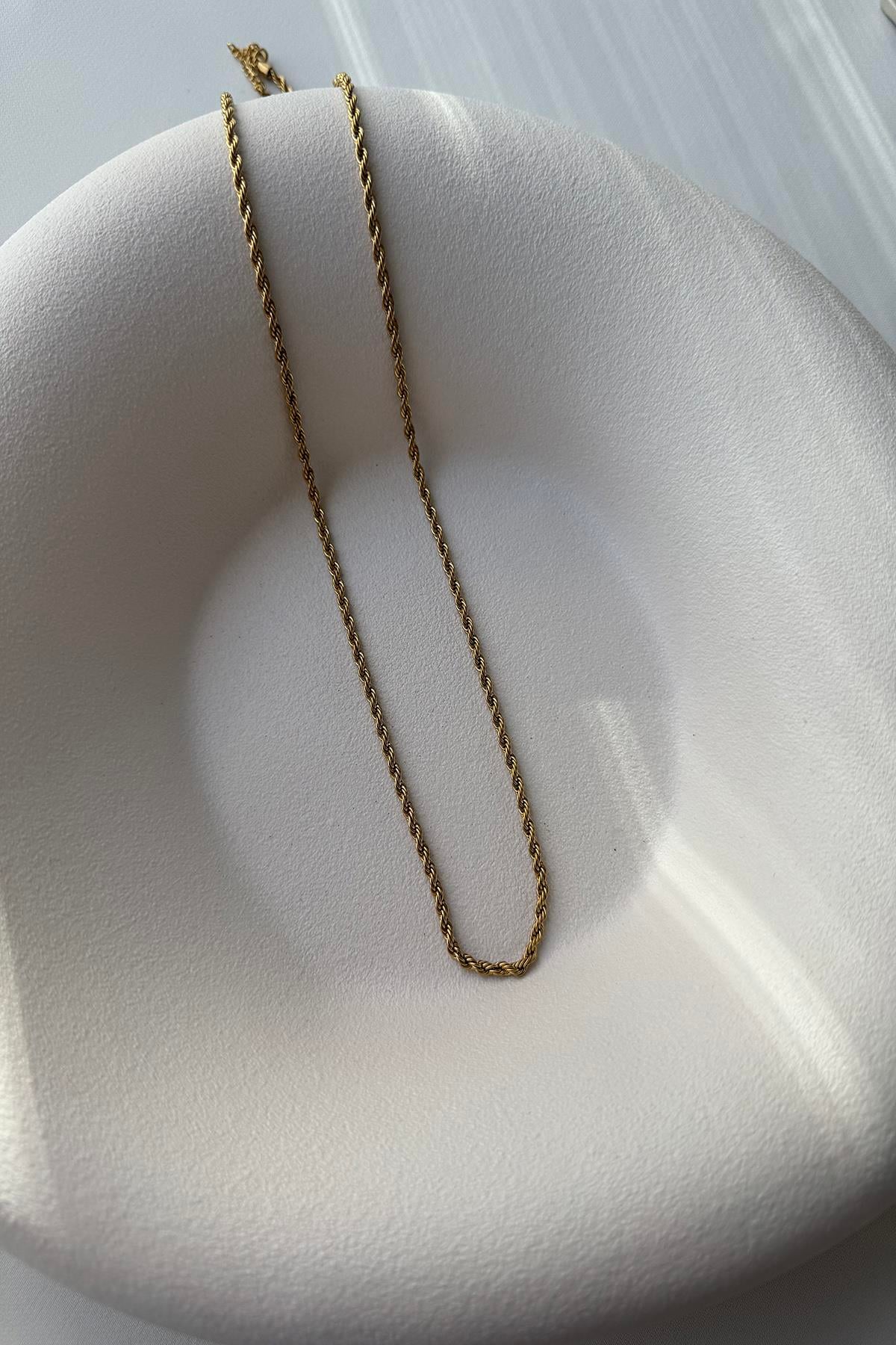 GOLD BURGU ARA BOY ÇELİK ZİNCİR